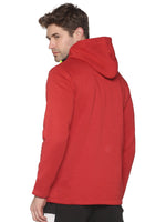 Men Solid Red Sweatshirt-ARTB1644-Red