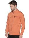 Men Solid Orange Sweatshirt-ARTB1646-Orange