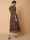 Women Floral Black Anarkali Kurta-AT-A1134-LG-Black