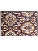 Athom Living Persian Brown Premium Anti Slip Printed Carpet-ATZ-12-3-CP13