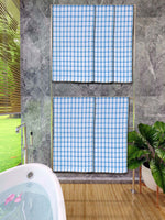 Athom Living Premium Gamcha Bath Towel 65 x 135 cm Pack of 5 Multicolored checkered-ATZ-BT-1A-C5