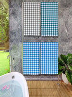 Athom Living Premium Gamcha Bath Towel 65 x 135 cm Pack of 4 Multicolored checkered-ATZ-BT-1D-1E-1F-1F