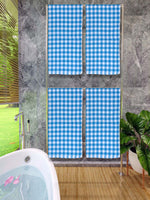 Athom Living Premium Gamcha Bath Towel 65 x 135 cm Pack of 4 Multicolored checkered-ATZ-BT-1F-C4