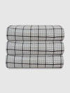 Athom Living Premium  Bath Towel 75 x 150 cm Pack of 3 Waffle Towel,Ultra Absorbent, Quick Dry, and Durable - Ideal for Spa, Gym, and Everyday Use, Grey color-ATZ-BT-7E-C3