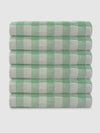 Athom Living Premium  Bath Towel 75 x 150 cm Pack of 6 Waffle Towel,Ultra Absorbent, Quick Dry, and Durable - Ideal for Spa, Gym, and Everyday Use, Light Green color-ATZ-BT-7F-C6