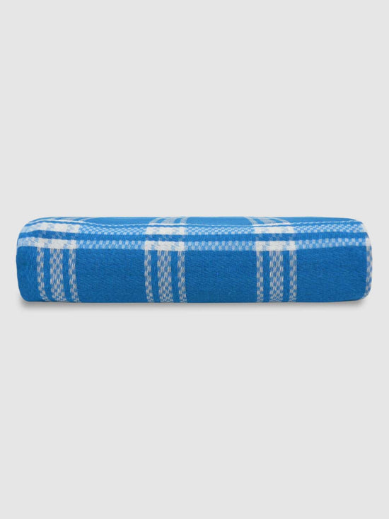 Athom Living Premium  Bath Towel 75 x 150 cm Pack of 1 Waffle Towel,Ultra Absorbent, Quick Dry, and Durable - Ideal for Spa, Gym, and Everyday Use, Blue color-ATZ-BT-7I