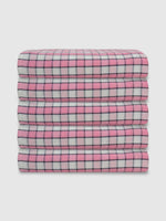 Athom Living Premium  Bath Towel 75 x 150 cm Pack of 5 Waffle Towel,Ultra Absorbent, Quick Dry, and Durable - Ideal for Spa, Gym, and Everyday Use, Pink color-ATZ-BT-7J-C5