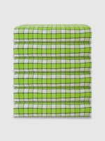 Athom Living Premium  Bath Towel 75 x 150 cm Pack of 6 Waffle Towel,Ultra Absorbent, Quick Dry, and Durable - Ideal for Spa, Gym, and Everyday Use, Parrot Green color-ATZ-BT-7K-C6