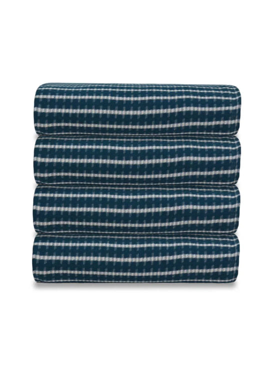 Athom Living Premium  Bath Towel 75 x 150 cm Pack of 4 Waffle Towel,Ultra Absorbent, Quick Dry, and Durable - Ideal for Spa, Gym, and Everyday Use, Dark Blue color-ATZ-BT-7N-C4