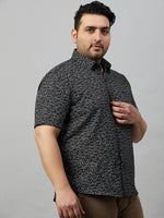 Men Printed Black Premium Shirt-ALUMINIPRINT-5225-Black