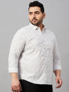 Men Printed White Premium Shirt-ALUMINIPRINT-5484-White