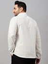 Men Printed White Premium Shirt-ALUMINIPRINT-5496-White