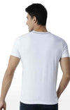 Huetrap White Mens Short Sleeve Graphic Printed Tshirt-HT16MKGRAWHT00301