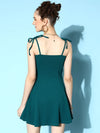 Veni Vidi Vici Dark Green Bustier Dress