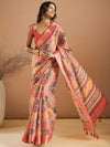 Saree Mall Women's Kanjeevaram  Multicolored Printed Designer Saree With Blouse Piece-BAHULA113