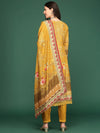 Women Floral Mustard Anarkali Kurta Set with Dupatta-BC-SK-1931-Mustard