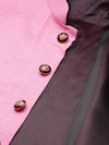 Men Mandarin Collar Solid Fuchsia Nehru Jacket-BD-901-Fuchsia