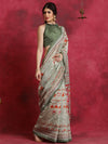 Saree Mall Women's Bhagalpuri  Light Green Printed Designer Saree With Blouse Piece-BGP2708D