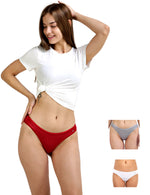 AshleyandAlvis | Bamboo Micro Modal | Anti Bacterial | Women Bikini | Premium Panty | 3X moisture wicking | 50 Wash Guarantee | Pack of 3