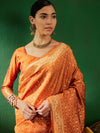 Suha Womens Fashion Ethnic Orange Color Sarees-MLSHWSA1291ORG0ONE