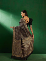 Suha Womens Fashion Ethnic Black Color Sarees-MLSHWSA1293BLK0ONE