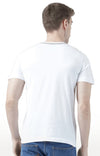 Huetrap White Mens Short Sleeve Graphic Printed Tshirt-HT17MKGRAWHT00812