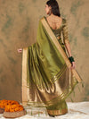 Suha Womens Fashion Ethnic Green Color Sarees-MLSHWSA1227GRN0ONE