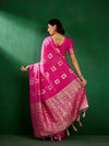 Suha Womens Fashion Ethnic Pink Color Sarees-MLSHWSA1296PNK0ONE