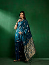 Suha Womens Fashion Ethnic Teal Color Sarees-MLSHWSA1295TEL0ONE