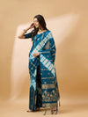 Suha Womens Fashion Ethnic Teal Color Sarees-MLSHWSA1299TEL0ONE