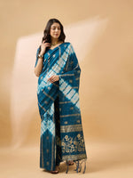 Suha Womens Fashion Ethnic Teal Color Sarees-MLSHWSA1299TEL0ONE