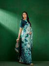 Suha Womens Fashion Ethnic Teal Color Sarees-MLSHWSA1302TEL0ONE