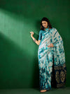 Suha Womens Fashion Ethnic Teal Color Sarees-MLSHWSA1302TEL0ONE