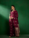 Suha Womens Fashion Ethnic Maroon Color Sarees-MLSHWSA1307MRN0ONE