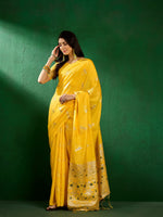 Suha Womens Fashion Ethnic Mustard Color Sarees-MLSHWSA1306MUS0ONE