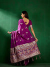 Suha Womens Fashion Ethnic Purple Color Sarees-MLSHWSA1308PUP0ONE