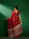 Suha Womens Fashion Ethnic Red Color Sarees-MLSHWSA1309RED0ONE