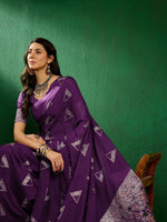 Suha Womens Fashion Ethnic Wine Color Sarees-MLSHWSA1310WNE0ONE