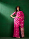 Suha Womens Fashion Ethnic Pink Color Sarees-MLSHWSA1315PNK0ONE