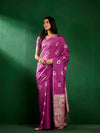 Suha Womens Fashion Ethnic Lavender Color Sarees-MLSHWSA1311LVR0ONE