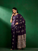 Suha Womens Fashion Ethnic Navy Blue Color Sarees-MLSHWSA1314NBL0ONE