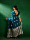 Suha Womens Fashion Ethnic Teal Color Sarees-MLSHWSA1312TEL0ONE