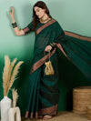 Suha Womens Fashion Ethnic Green Color Sarees-MLSHWSA1432GRN0ONE