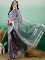 Suha Womens Fashion Ethnic Grey Color Sarees-MLSHWSA1436GRY0ONE