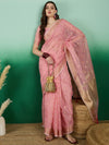 Suha Womens Fashion Ethnic Pink Color Sarees-MLSHWSA1445PNK0ONE