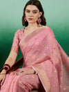 Suha Womens Fashion Ethnic Pink Color Sarees-MLSHWSA1445PNK0ONE