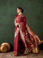 Suha Womens Fashion Ethnic Maroon Color Sarees-MLSHWSA1463MRN0ONE