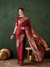 Suha Womens Fashion Ethnic Maroon Color Sarees-MLSHWSA1463MRN0ONE