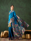 Suha Womens Fashion Ethnic Teal Color Sarees-MLSHWSA1467TEL0ONE