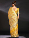 Saree Mall Women's Art  Mustard Printed Designer Saree With Blouse Piece-DIAMNDCK01C